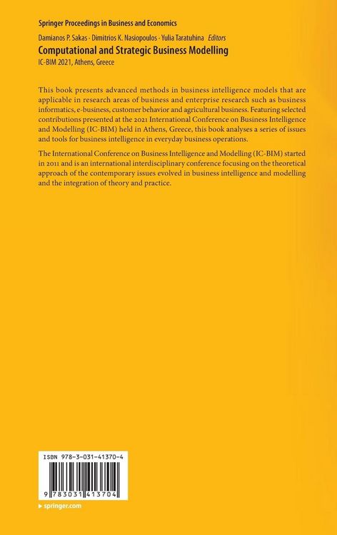 Produktbild: Computational and Strategic Business Modelling