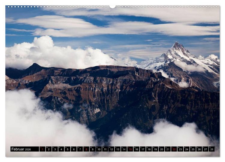Produktbild: Schweizer Alpen. Natur und Landschaften (hochwertiger Premium Wandkalender 2026 DIN A2 quer), Kunstdruck in Hochglanz