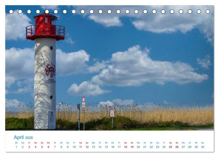 Produktbild: Streifzug auf Usedom (Tischkalender 2026 DIN A5 quer), CALVENDO Monatskalender