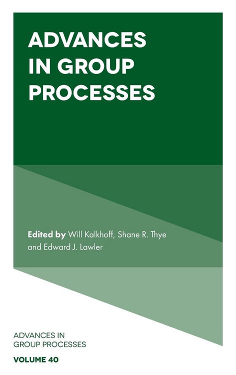 Produktbild: Advances in Group Processes