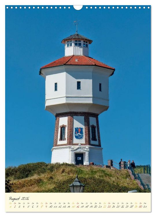 Produktbild: Norddeutsche Leuchtt&uuml;rme - maritime Wegweiser (Wandkalender 2026 DIN A3 hoch), CALVENDO Monatskalender