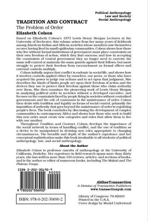 Produktbild: Tradition and Contract