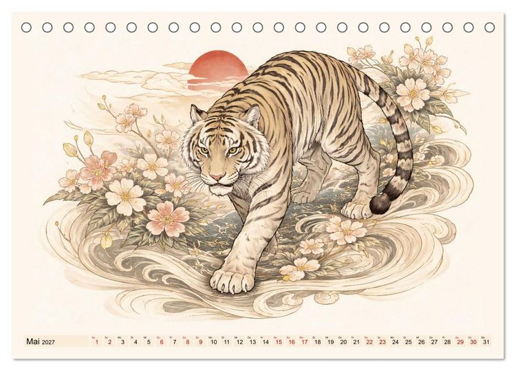 Produktbild: Ein Jahr voller fern&ouml;stlicher Magie (Tischkalender 2027 DIN A5 quer), CALVENDO Monatskalender
