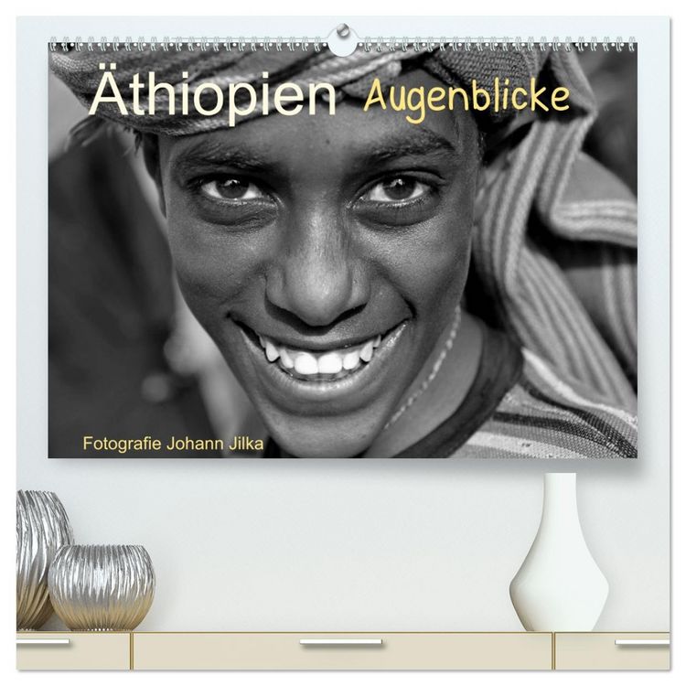 Produktbild: &Auml;thiopien Augenblicke (hochwertiger Premium Wandkalender 2026 DIN A2 quer), Kunstdruck in Hochglanz