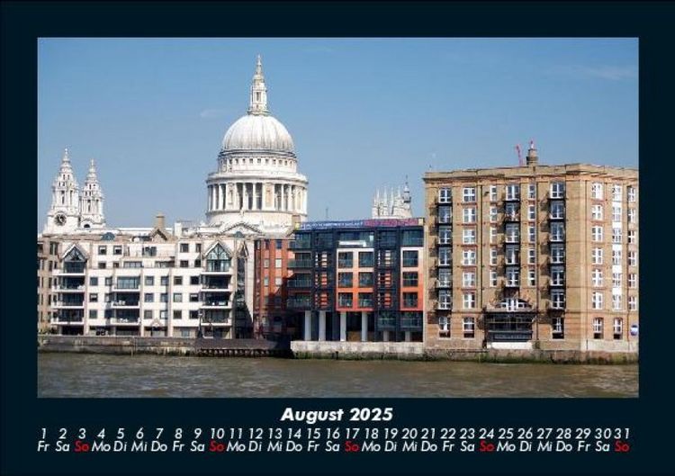 Produktbild: London 2025 Fotokalender DIN A5