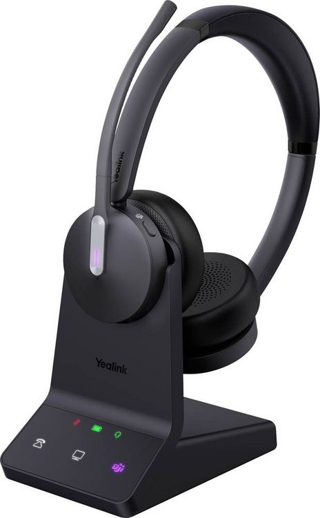 Produktbild: Yealink Headset WH64 Dual Teams On Ear Headset Schwarz