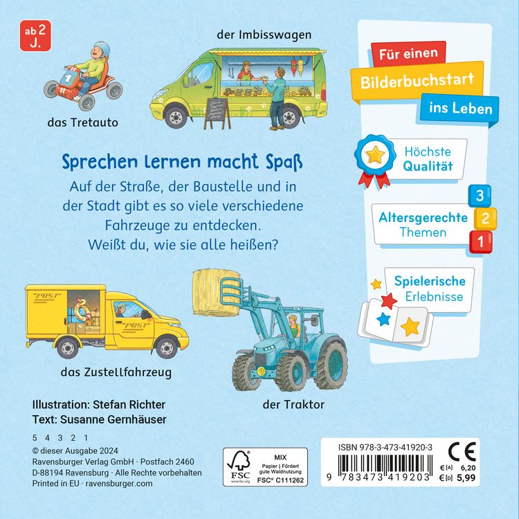 Produktbild: Mein Bilder-W&ouml;rterbuch: Unsere Fahrzeuge
