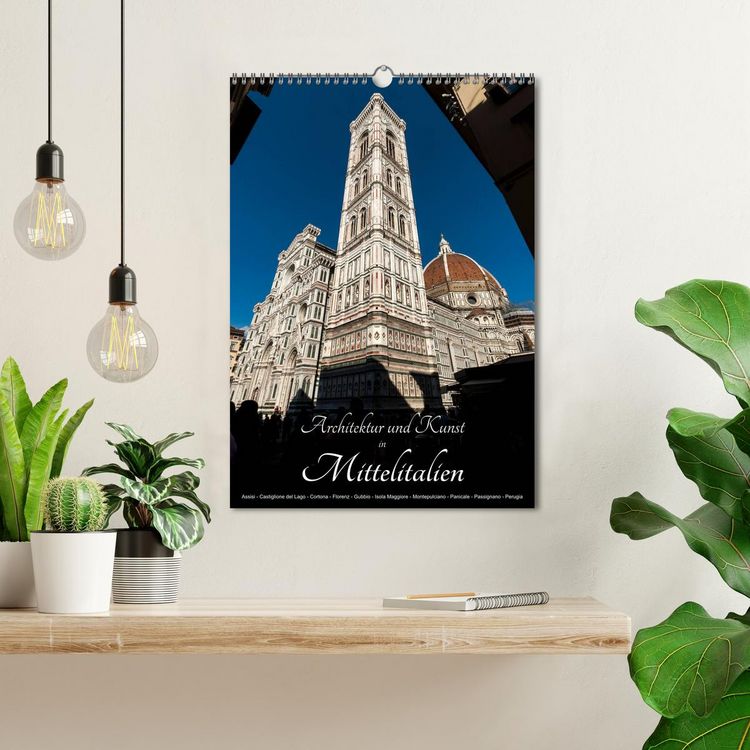 Produktbild: Architektur und Kunst in Mittelitalien (Wandkalender 2026 DIN A3 hoch), CALVENDO Monatskalender