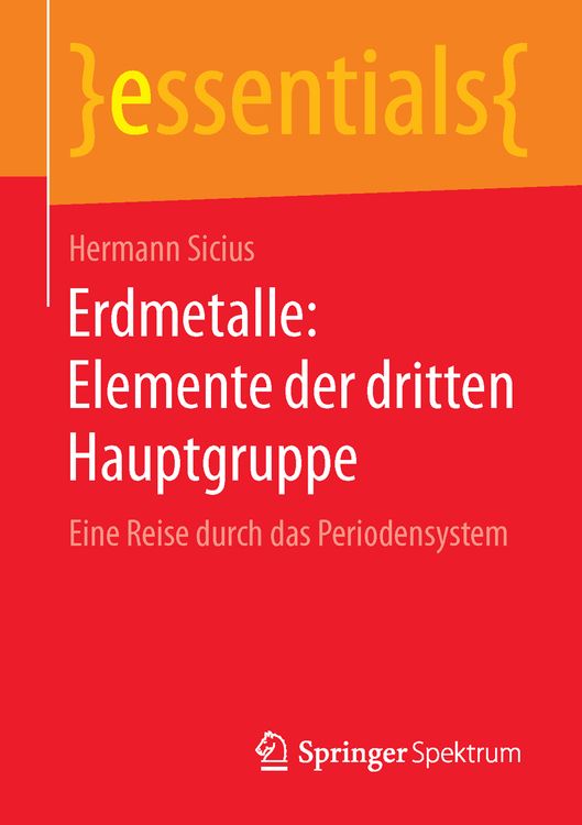 Produktbild: Erdmetalle: Elemente der dritten Hauptgruppe