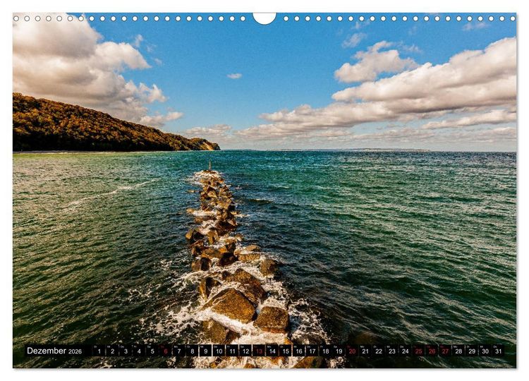 Produktbild: OSTSEE PERLE R&Uuml;GEN Michael Jaster (Wandkalender 2026 DIN A3 quer), CALVENDO Monatskalender