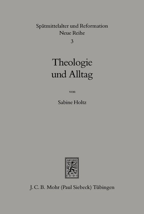 Produktbild: Theologie und Alltag