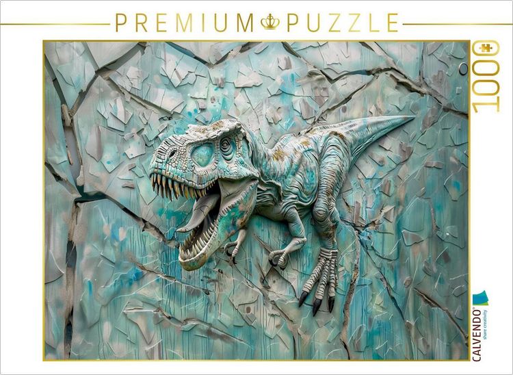 Produktbild: CALVENDO Puzzle T-Rex | 1000 Teile Lege-Gr&ouml;&szlig;e 64x48cm Foto-Puzzle f&uuml;r gl&uuml;ckliche Stunden
