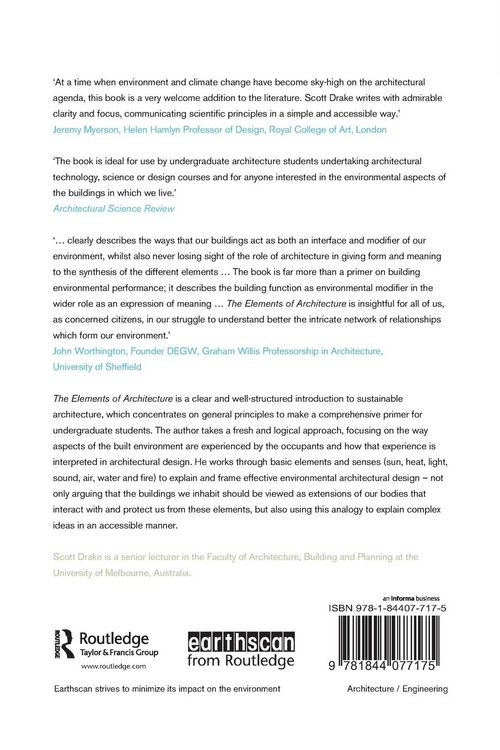 Produktbild: The Elements of Architecture