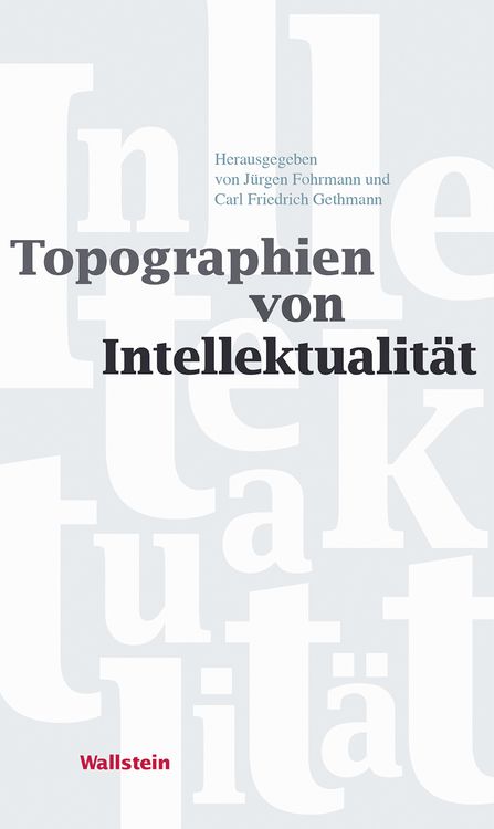 Produktbild: Topographien von Intellektualit&auml;t