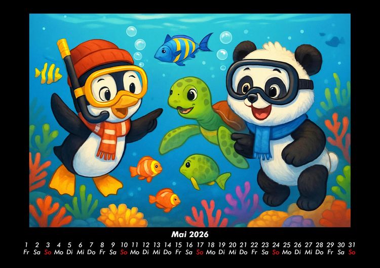Produktbild: Pico & Pippin in Australien 2026 Fotokalender DIN A3