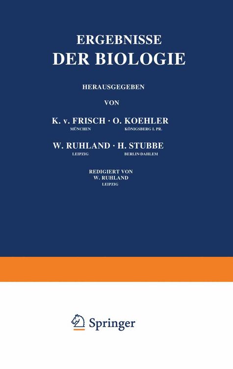 Produktbild: Ergebnisse der Biologie
