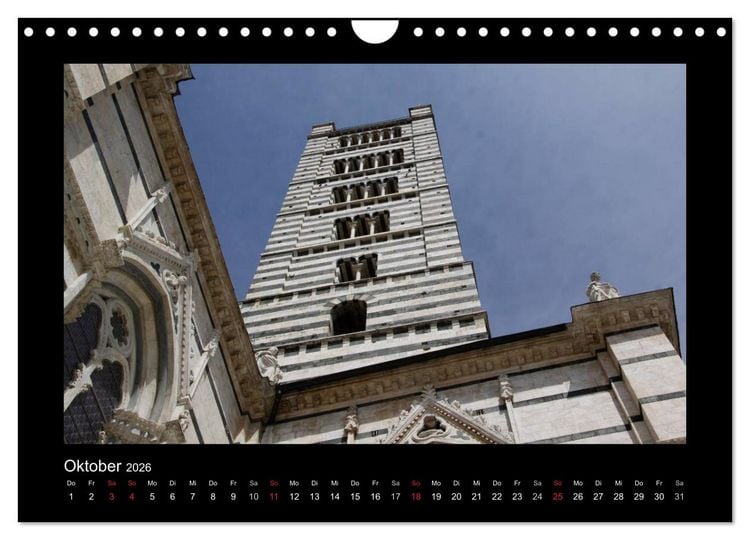Produktbild: Siena, Perle der Toskana (Wandkalender 2026 DIN A4 quer), CALVENDO Monatskalender