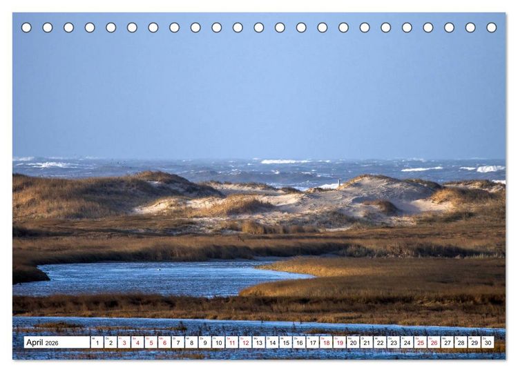 Produktbild: Impressionen aus Sankt Peter-Ording (Tischkalender 2026 DIN A5 quer), CALVENDO Monatskalender