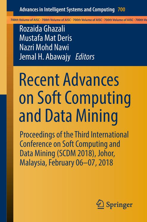 Produktbild: Recent Advances on Soft Computing and Data Mining