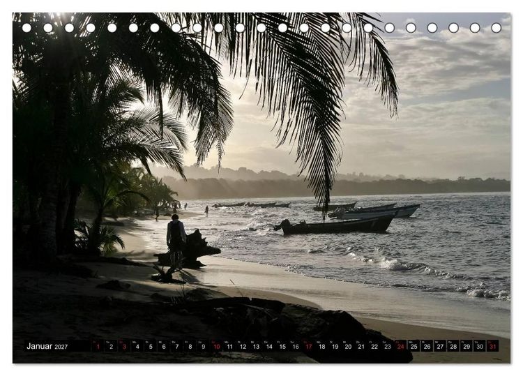 Produktbild: Costa Rica - Pure Lebensfreude (Tischkalender 2027 DIN A5 quer), CALVENDO Monatskalender