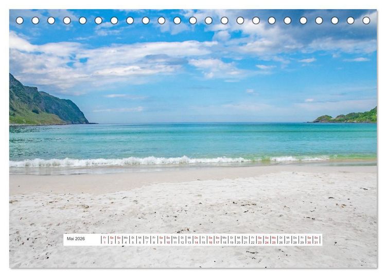 Produktbild: Norwegen - ein traumhaftes Reiseziel (Tischkalender 2026 DIN A5 quer), CALVENDO Monatskalender