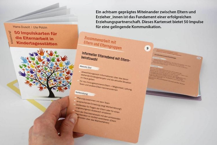 Produktbild: 50 Impulskarten f&uuml;r die Elternarbeit in Kindertagesst&auml;tten