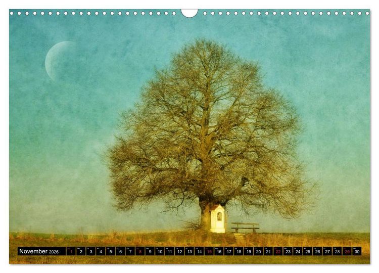 Produktbild: Traumwelten (Wandkalender 2026 DIN A3 quer), CALVENDO Monatskalender