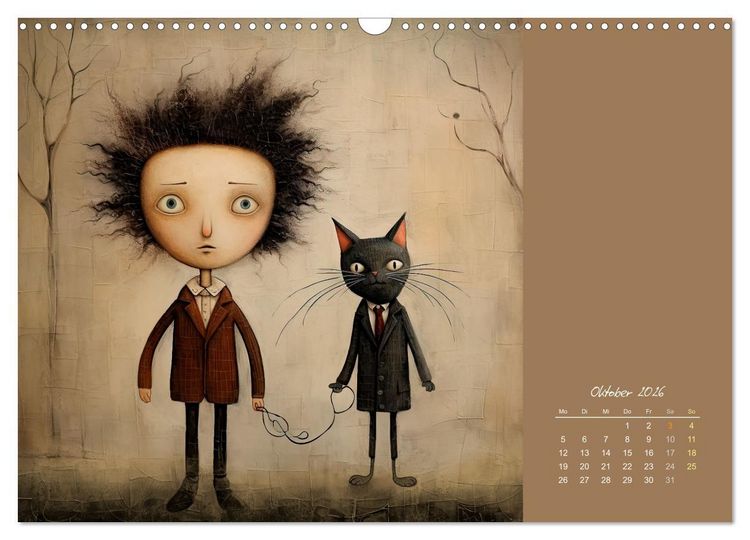 Produktbild: Die Katze - mein Freund (Wandkalender 2026 DIN A3 quer), CALVENDO Monatskalender