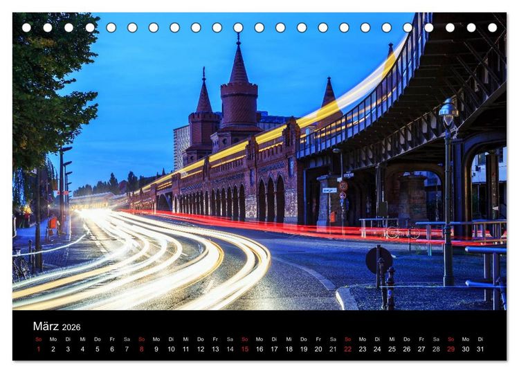 Produktbild: Berlin dynmaic (Tischkalender 2026 DIN A5 quer), CALVENDO Monatskalender
