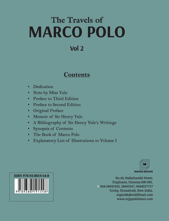 Produktbild: The Travels of Marco Polo (vol 1)
