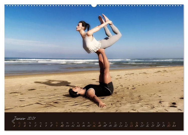 Produktbild: YogaPaare (Wandkalender 2027 DIN A2 quer), CALVENDO Monatskalender