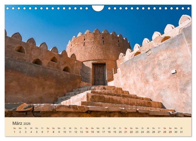 Produktbild: OMAN - Orientperle (Wandkalender 2026 DIN A4 quer), CALVENDO Monatskalender