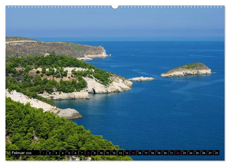 Produktbild: Apulien (Wandkalender 2026 DIN A2 quer), CALVENDO Monatskalender