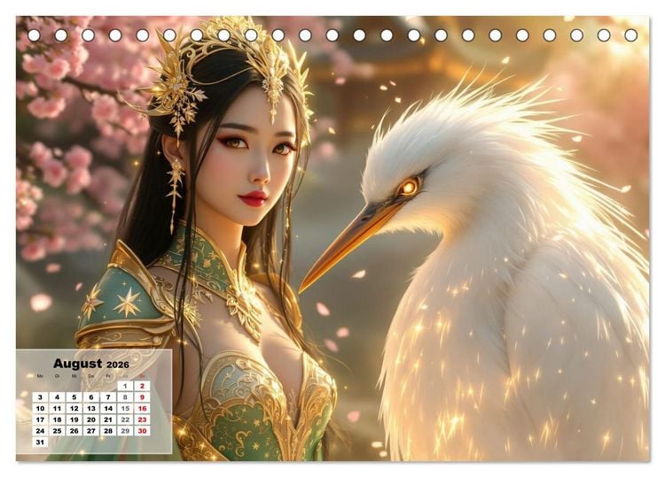 Produktbild: Wilde Seelen (Tischkalender 2026 DIN A5 quer), CALVENDO Monatskalender