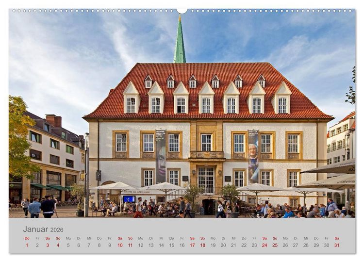 Produktbild: Bielefeld Am Rand des Teutoburger Waldes (Wandkalender 2026 DIN A2 quer), CALVENDO Monatskalender
