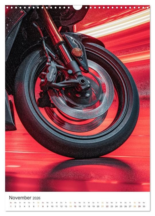 Produktbild: Motorradsport (Wandkalender 2026 DIN A3 hoch), CALVENDO Monatskalender