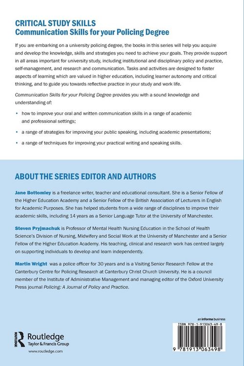 Produktbild: Communication Skills for your Policing Degree