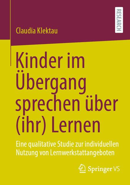 Produktbild: Kinder im &Uuml;bergang sprechen &uuml;ber (ihr) Lernen
