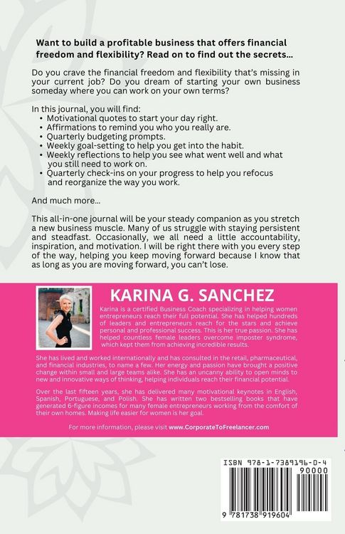 Produktbild: Online Business Secrets For Women Journal 12-Month Journal With Affirmations, Motivational Quotes, Prompts and To-Dos To Help You Budget and Organize