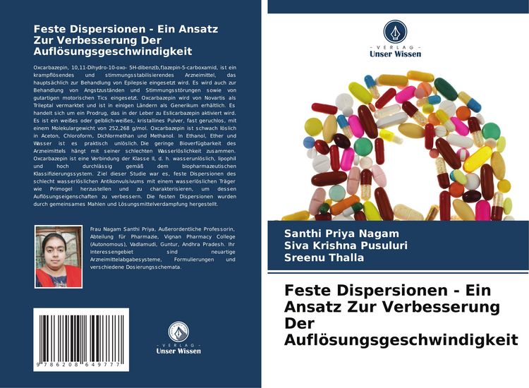 Produktbild: Feste Dispersionen - Ein Ansatz Zur Verbesserung Der Aufl&ouml;sungsgeschwindigkeit