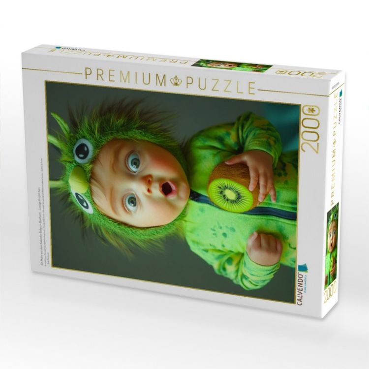 Produktbild: CALVENDO Puzzle Ein Motiv aus dem Kalender Babys in Bestform - Lustige Fr&uuml;chtchen | 2000 Teile Lege-Gr&ouml;&szlig;e 90x67cm Foto-Puzzle f&uuml;r gl&uuml;ckliche Stunden