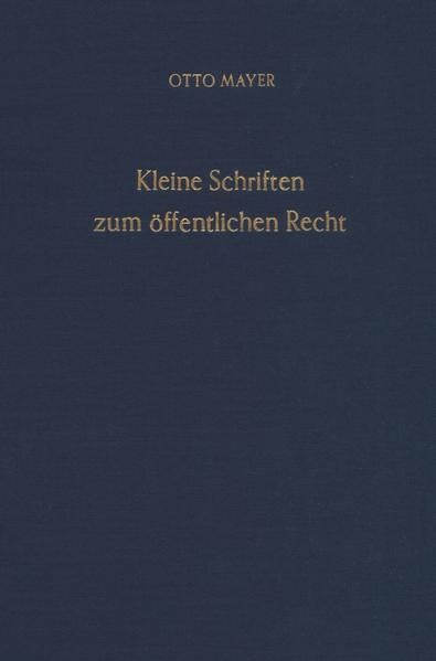 Produktbild: Kleine Schriften zum &ouml;ffentlichen Recht.