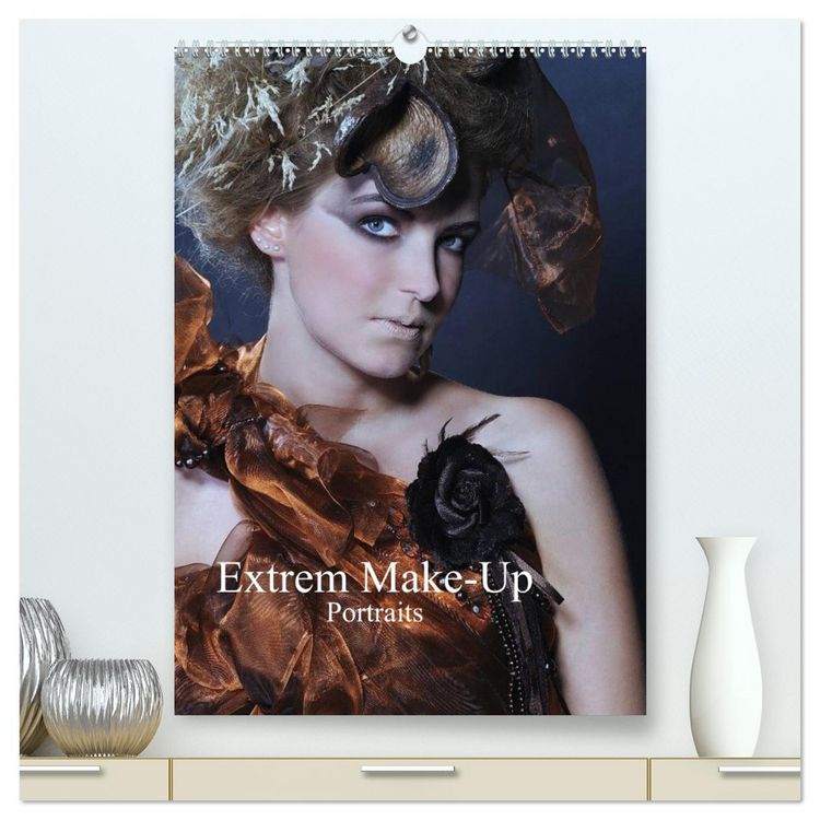 Produktbild: Extrem Make-Up Portraits (hochwertiger Premium Wandkalender 2026 DIN A2 hoch), Kunstdruck in Hochglanz
