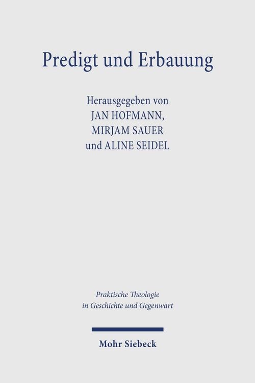 Produktbild: Predigt und Erbauung