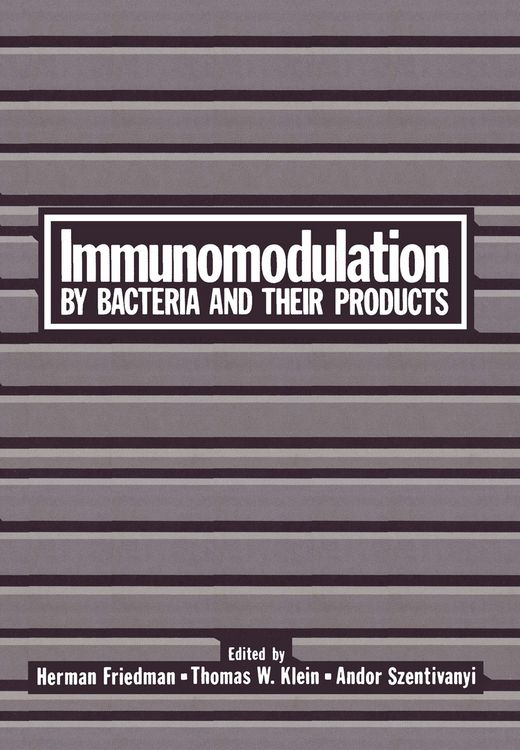 Produktbild: Immunomodulation by Bacteria and Their Products