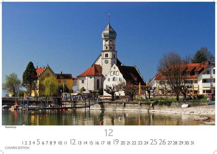 Produktbild: Bodensee Kalender 2027 &ndash; Wandkalender | Fotokalender Deutschland 35x50cm -mit stimmungsvollen Landschaftsmotiven rund um See, Ufer, Berge und malerische Orte