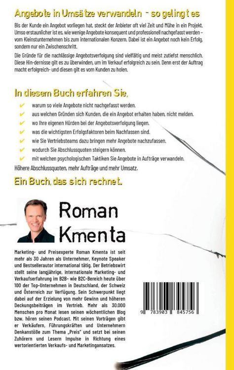 Produktbild: Angebote erfolgreich nachfassen