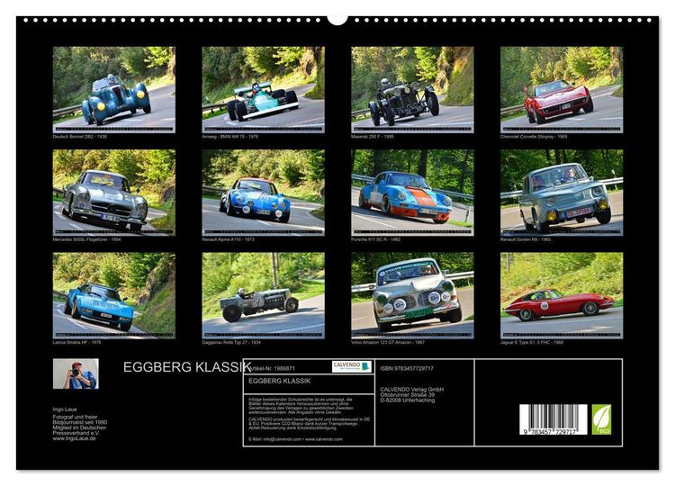 Produktbild: EGGBERG KLASSIK (hochwertiger Premium Wandkalender 2026 DIN A2 quer), Kunstdruck in Hochglanz