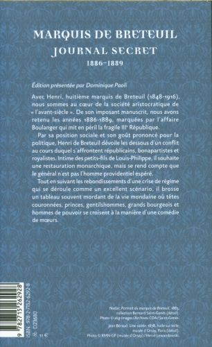 Produktbild: Journal secret : 1886-1889