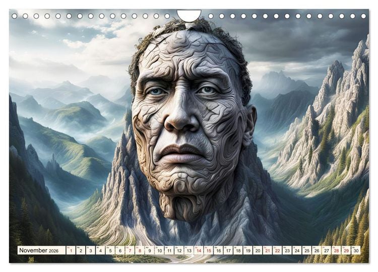 Produktbild: Berg Charaktere (Wandkalender 2026 DIN A4 quer), CALVENDO Monatskalender